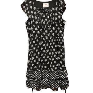 Justice Black And White Dress size 18